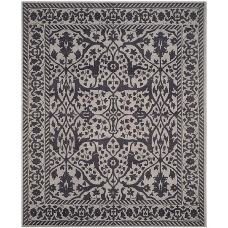 Safavieh Restoration VIntage Large Rectangle Area Rug, Silver and Grey - 8 x 10 ft. RVT102H-8
